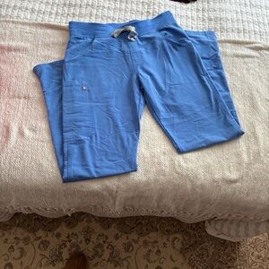 Figs Light Blue Technical Scrub Top - Technical Collection MT